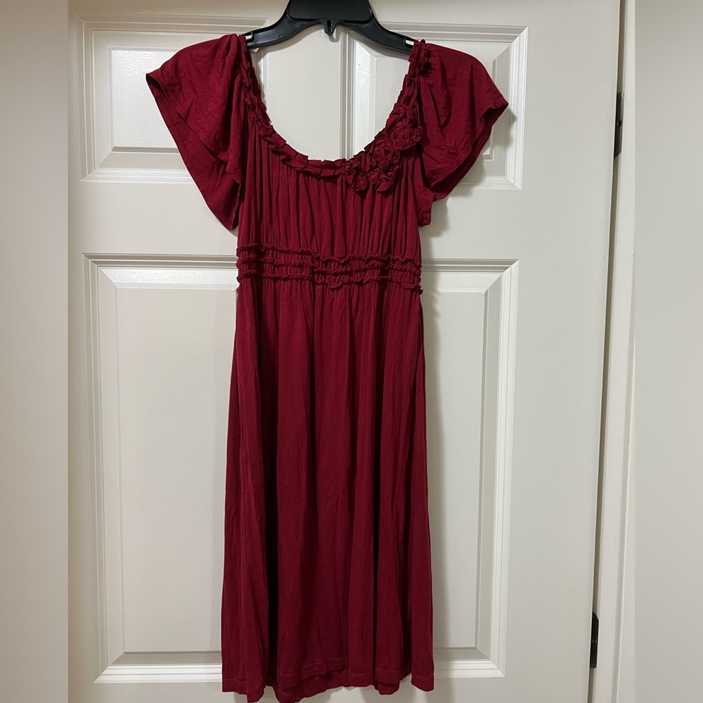 Red Mini Dress - Picture 2 of 4